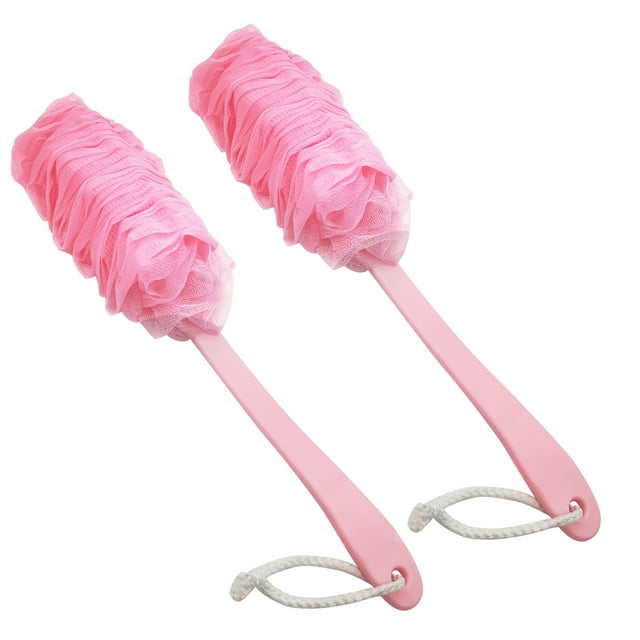 Back Scrubber for Shower,Loofah Long Handle Bath Body Brush,Loofah On a