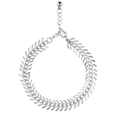 Efulgenz Boho Dainty Leaf Adjustable Link Chain Bracelet Jewelry, Perfect Rakshabandhan Rakhi Bracelet Gift Jewelry for Sister & Bhabhi for Women Rakhi Bracelet Gift