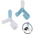 thumbnail image 1 of 2pcs Adjustable Rotating Lid Holder Rotating Kitchen Pot Lid Practical Wall Mounted Foldable Pot Lid Holder Self Adhesive Adjustable Lid Holder Wall M, 1 of 5