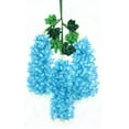thumbnail image 3 of AFQH 12pcs Artificial Flowers Fake Wisteria Vine Ratta Hanging Garland Silk Flowers, 3 of 10