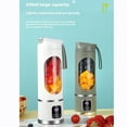 thumbnail image 3 of Maytalsory Rechargeable Mini Blender With Blades Portable to carry: This mini Drink Maker For Fresh Juice Portable Smoothie Blender, 3 of 6