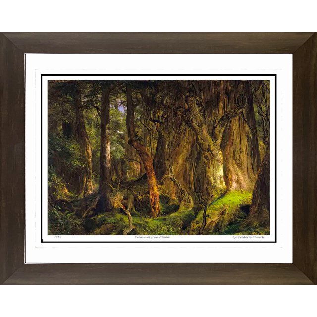 Frederic Church "Treasures from Olana" – Hudson River School Framed Print (30" by 24")