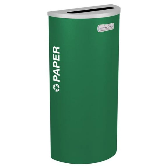 8-gal Recycling Receptacle - Emerald Texture Finish