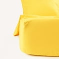 thumbnail image 5 of 3 Pieces Microfiber Toddler Bed Sheet Set, Easy care and Breathable Crib Bedding Set for Boys and Girls, Yellow, Include Crib Fitted Sheet, Flat Sheet, Envelope Pillowcase, 5 of 5