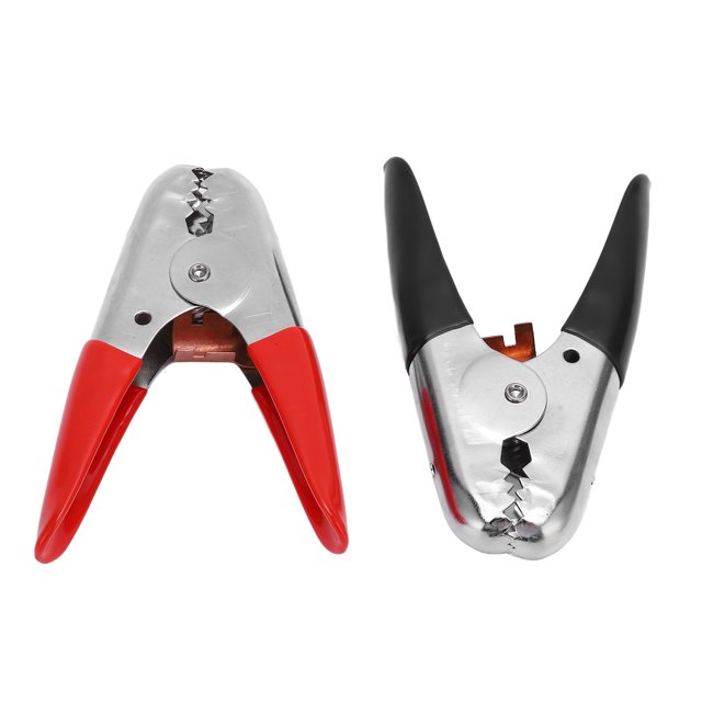Booster Clamps, Long Durability Positive Negative Battery Charger Clamps Good Conductivity For Car Wires