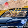 thumbnail image 3 of Yuyamidu Dog Car Window Sun Shades Cat Front Windshield Sunshade Keeps Out UV Rays Summer Sun Shield for Car Windshield Auto Accessories for Big Sedan Van SUV, 3 of 7