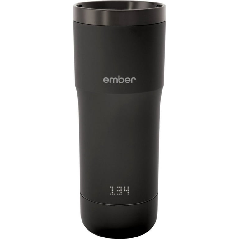Ember Temperature Control Travel Mug, 12 Ounce, 2-hr Battery Life, Black -  App Controlled Heated Coffee Travel Mug