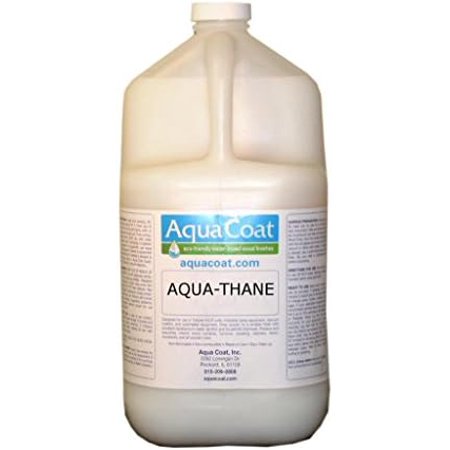 Aqua Thane Topcoat in Gloss Finish - Premium Water-Based for Wood & Plastic - Fast-Drying, Non-Yellowing, Eco-Friendly - 1 Gallon
