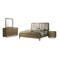 Amsbury 4-piece California King Bedroom Set Nutmeg