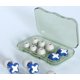 thumbnail image 5 of Tapones de silicona azules para dormir | Tapones de silicona con aislamiento acústico y cancelación de ruido - Tapones dorados, 5 of 5