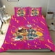 thumbnail image 1 of Sema la Súper Conjunto de sábanas temático, trío de piezas, cómodo y amigable con la piel, diseño único, regalo de decoración para el hogar para familiares, amigos y fans,173cm *218cm, 1 of 6