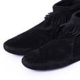thumbnail image 6 of Minnetonka Women's Back Zipper Bootie,Soft Leather Sole Black,5.5 M US, 6 of 9