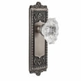 thumbnail image 2 of Grandeur 815010 Windsor Solid Brass Rose Privacy Door Knob Set - Nickel, 2 of 6