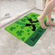 thumbnail image 1 of Uuiauoio Quick Dry Bath Mat for Bathroom,Super Absorbent Happy St. Patrick's Day Bath Rug Non-Slip Rubber Backing,Machine Washable Bathroom Floor Mat for Shower, Tub, Sink Area Green Clover 16x24, 1 of 6