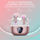 thumbnail image 4 of Auriculares inalámbricos BESNOOW Bluetooth 5.4 HiFi Stereo IP7 Rose Gold, 4 of 7