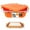 Orange, variant on Drip EZ Collapsible BBQ Prep Tub V2 - Includes Cutting Board & Locking Lid - 1 Jr, Black