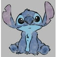 thumbnail image 2 of Junior's Lilo & Stitch Watercolor Stitch Graphic Tee Athletic Heather 2X Large, 2 of 3