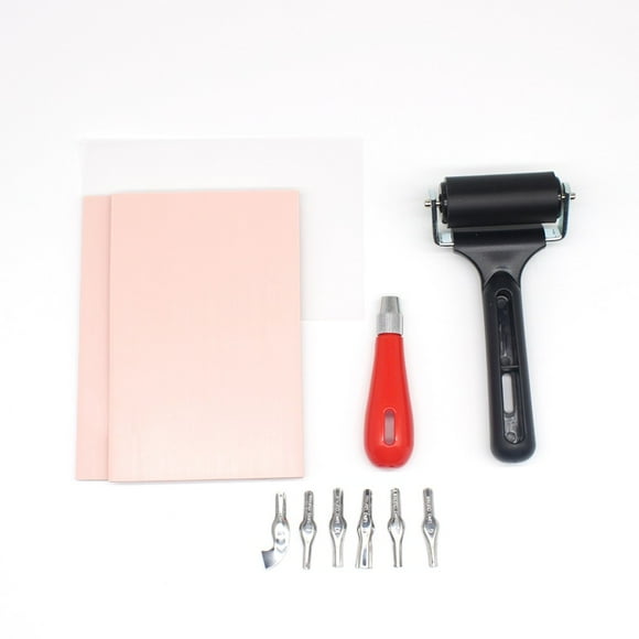 Stamp Carving Kit Rubber Block Stamp Carving Stamp Pads For Rubber Stamps Block Printing Kit Printmaking Kit Rubber Block Stamp