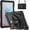 Black, variant on Case for Samsung Galaxy Tab S6 Lite 10.4’’ Model SM-P620/P625/P613/P619/P610/P615, Heavy Duty Shockproof Protective Case with Screen Protector, 360° Rotating Stand, Hand/Shoulder Strap