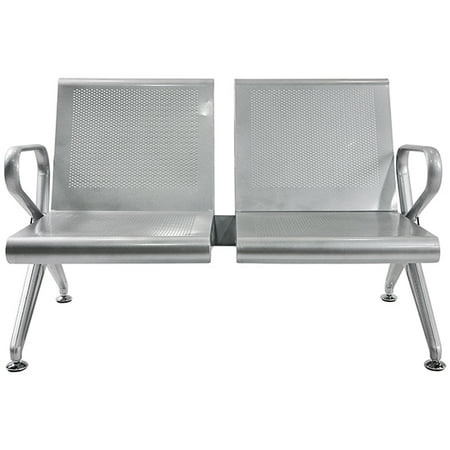 Heavy Duty Steel Office Reception Area Airport Waiting Room Chair 2 Seat (Best Cell Reception In My Area)