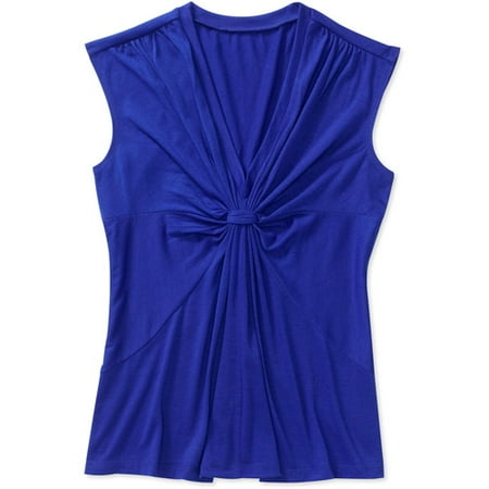 Alexis Taylor Women's Knot Front Cap Sleeve Top