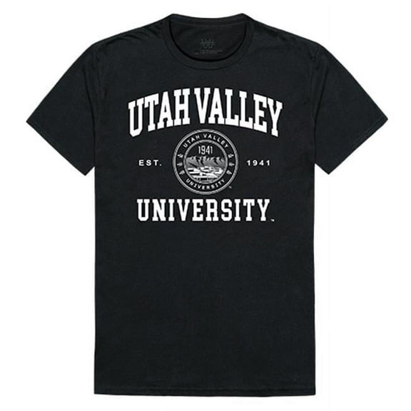 Utah Valley University Seal Tee - Black - Small