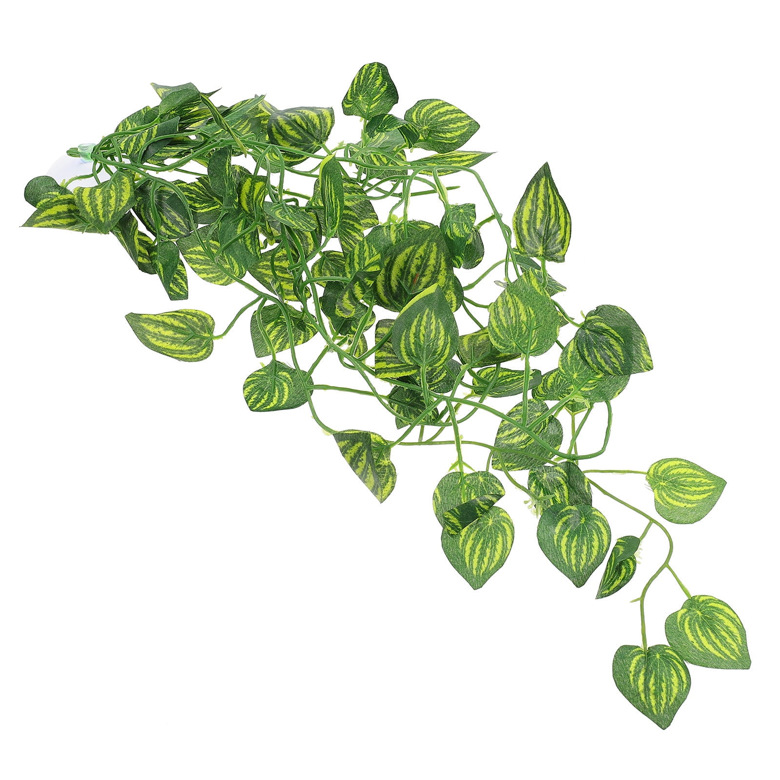 FOMIYES Safe Durable Green Plastic Terrarium Accessory for Reptile and Fish Tank Adorn