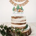 thumbnail image 2 of Decoraciones para pastel KINGZONE de animales del bosque para baby shower, 2 of 7