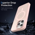 thumbnail image 5 of Magnetic for iPhone 13 Pro Case Compatible with MagSafe,[Military Grade Protection] Magnetic Phone Case Translucent Matte Anti-Scratch Shockproof Protective Case Cover White, 5 of 17