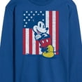 thumbnail image 3 of Disney - Americana - Mickey Vertical American Flag - Men's Long Sleeve T-Shirt, 3 of 5