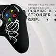 thumbnail image 4 of PlayVital Pure Series Anti-Slip Silicone Cover Skin for Xbox Series X Controller, Soft Rubber Case Protector for Xbox Series S Controller with Thumb Grip Caps - Carving Skull, 4 of 9