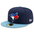 thumbnail image 1 of Toronto Blue Jays Royal Blue Fitted Hat -  Bird Logo Fixed-Size Cap, 1 of 4