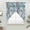 Blue-4, variant on Blue Octopus Coastal Swag Curtains Valance For Kitchen Windows, Summer Beach Ocean Starfish Coral Wide Rod Pocket Curtain Drapes, Bathroom Cafe Living Room Light Filtering Drapery Panels, 56"W x 36"H