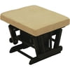 Storkcraft - Sleigh Style Glider Ottoman, Black