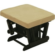 Storkcraft - Sleigh Style Glider Ottoman, Black