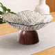 thumbnail image 5 of Bandeja para frutero con pedestal, elegante y decorativa, multiusos, para aperitivos y comidas. blanco, 5 of 9