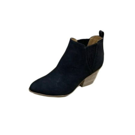 

Woobling Womens Chelsea Boots Short Ankle Booties Comfort Casual Shoes Black 9