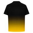 thumbnail image 3 of Golf Shirts for Men with Zipper Short Sleeve T-Shirts Mens Trendy Gradient Printed Pullover Breathable Collared Athletic Workout Tees Tops, 3 of 4