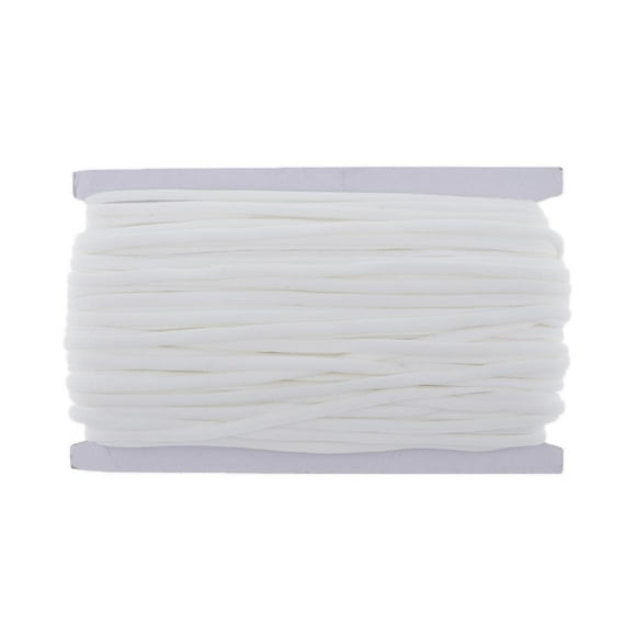 50 Yards Elastic Lace Ribbon Stretch Band for Hairband Dress Lingerie White