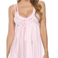 thumbnail image 5 of Casual Nights Women's Satin Lace Camisole Nightgown, 5 of 5