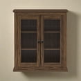 thumbnail image 2 of Teamson Home Donovan Removable Two-Door Wall Cabinet with Adjustable Shelves, Walnut, 2 of 8
