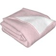 50"x40" Blush Pink Light Pink Solid Color Blanket Fluffy Soft Throw