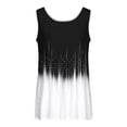 thumbnail image 5 of Womens Tank Tops Summer Dressy Floral Print Sleeveless Loose Round Neck Fashion Tunic Tops, 5 of 5