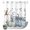 Thanksgiving DayXM9788, variant on No Hook Shower Curtain with Built-in Rings - Boho Fall Thanksgiving Washable Waterproof Fabric Bathroom Curtains for Hotel,Rentals, 72X 96 Inch Extra Long , Orange Blue White Pumpkins Leaves