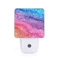 thumbnail image 1 of Balery Rainbow Glitter Cute Luz Nocturna LED con Sensor Automático, Enchufe con Sensor Crepuscular, Luz Suave de 0.5W para Dormitorio, Pasillo, Baño-EU, 1 of 7