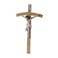 thumbnail image 3 of Pequeña cruz de pared de resina de 32 cm (12,6 pulgadas) que representa a Jesús crucificado, ideal para decorar una capilla o un hogar., 3 of 9
