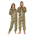 thumbnail image 3 of IAUYY Unisex Adult Onesie Pajamas Ultra-Soft Crystal-Soft Fabric, Halloween Adult Onesie Pajamas Adults,With a Zipper Plus Size Onesie Pajamas, Wild Beauty, 3 of 7