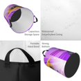 thumbnail image 4 of Cesto para ropa sucia SuperKitties, cesta de almacenamiento circular plegable impermeable con asa, cesta organizadora de juguetes para ropa sucia, decoración para dormitorio y baño, tamaño mediano, 4 of 8