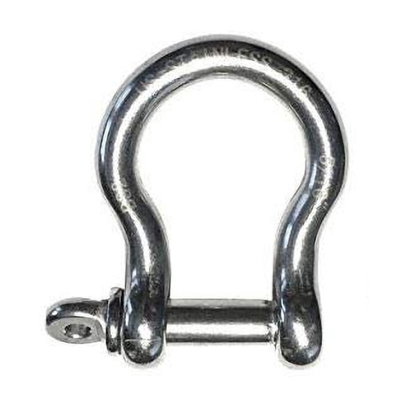 Marine Grade Stainless Steel 316 Bow Shackle with Locking Pin (5/16" 8mm Bow Shackle with Locking Pin)