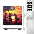 thumbnail image 2 of High Precision Body Weight Scale Smart Bathroom Scales with Large LCD Display(400lbs),Decorative for Bedroom-Silhouette Of Women Dancing Traditional African Dance, 2 of 4